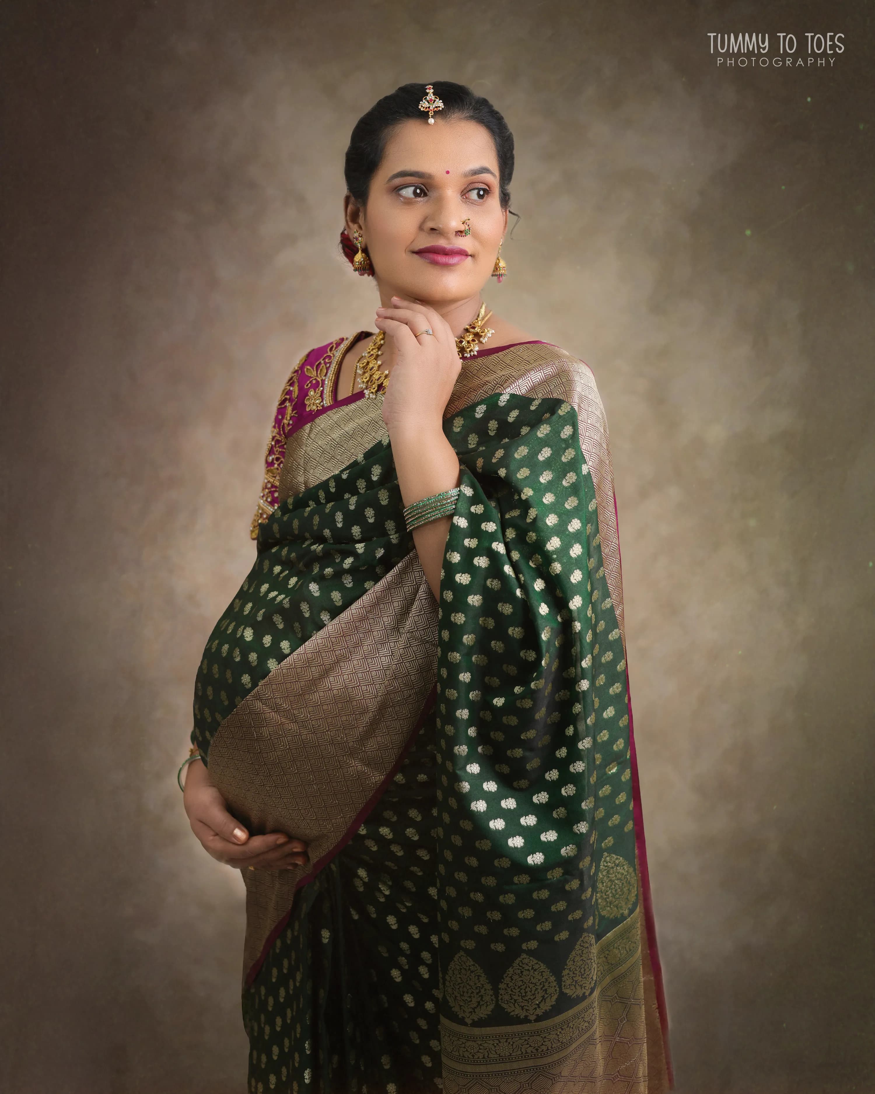 Maternity Glow portrait — Maternity photography by TummyToToes Studio, Hyderabad